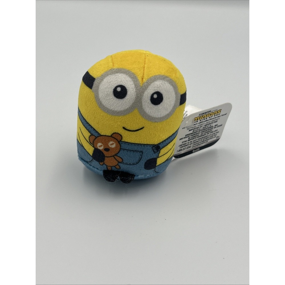 Minions Rise of Gru Bob Mini Plush NWT Universal Illumination Toy